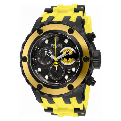 RELOJ BATMAN PARA HOMBRE Aviatorinvictaco DC COMICS 32787 - NEGRO, AMARILLO