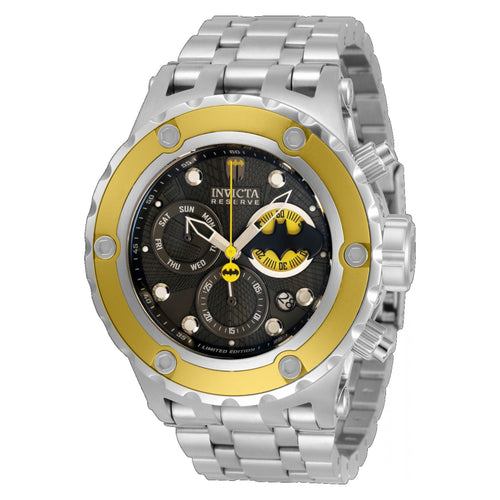 RELOJ BATMAN PARA HOMBRE Aviatorinvictaco DC COMICS 33814 - NEGRO, AMARILLO