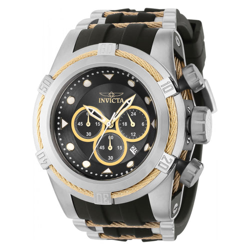 RELOJ DEPORTIVO PARA HOMBRE Aviatorinvictaco BOLT 37192 - NEGRO, ORO, ACERO