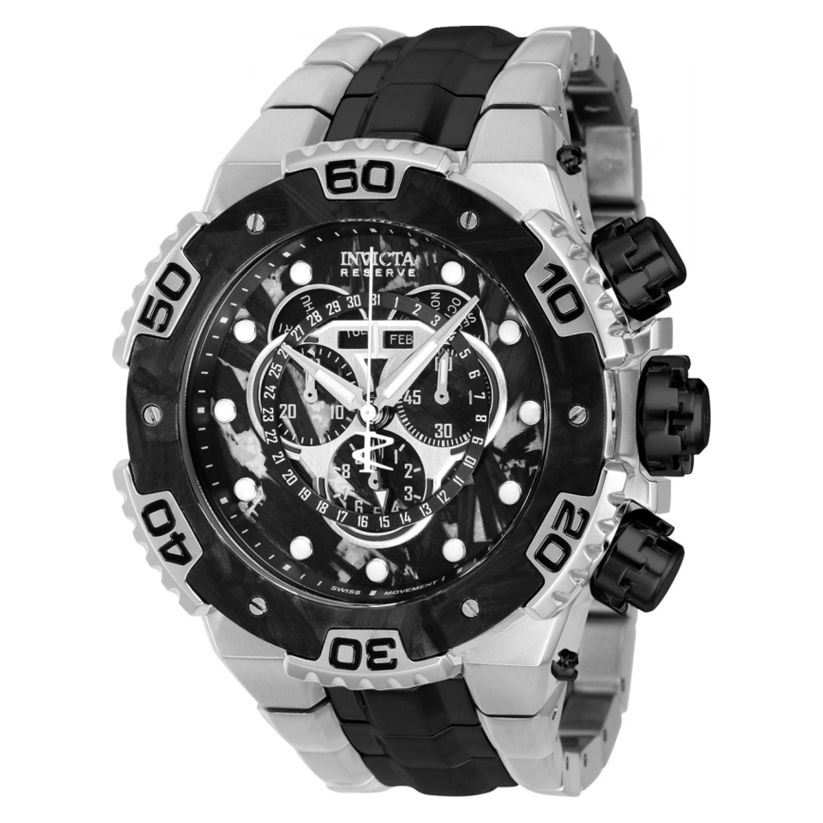 RELOJ  PARA HOMBRE Aviatorinvictaco CARBON HAWK 37264 - NEGRO, ACERO