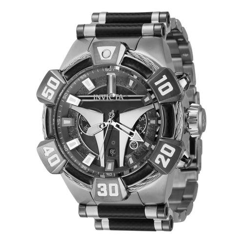 RELOJ MANDALORIAN PARA HOMBRE Aviatorinvictaco STAR WARS 37370 - NEGRO, ACERO