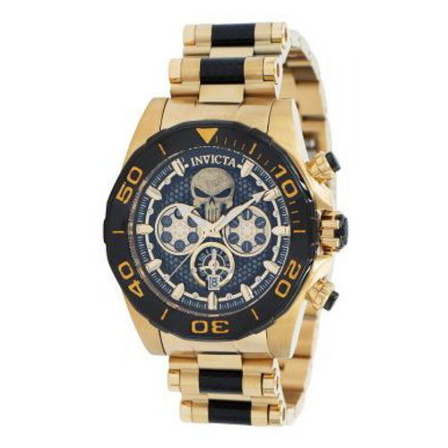 RELOJ PUNISHER PARA HOMBRE Aviatorinvictaco MARVEL 37830 - DORADO