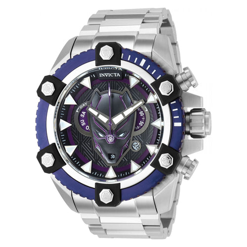 RELOJ PANTERA NEGRA PARA HOMBRE Aviatorinvictaco MARVEL 38323 - PLATEADO