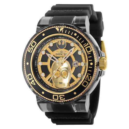 RELOJ C-3PO PARA HOMBRE Aviatorinvictaco STAR WARS 39709 - NEGRO