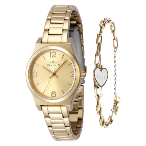 SET RELOJ + PULSERA PARA MUJER Aviatorinvictaco ANGEL 48247 - ORO