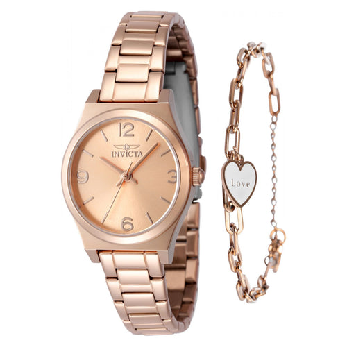 SET RELOJ + PULSERA PARA MUJER Aviatorinvictaco ANGEL 48248 - ORO ROSA