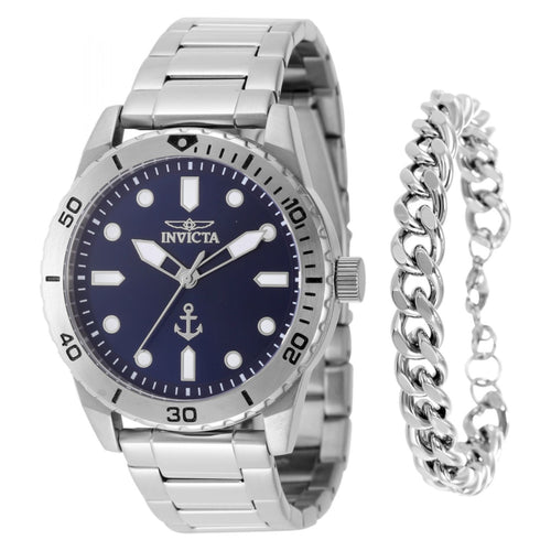 set reloj + pulsera PARA HOMBRE Aviatorinvictaco OCEAN VOYAGE 48301 - ACERO