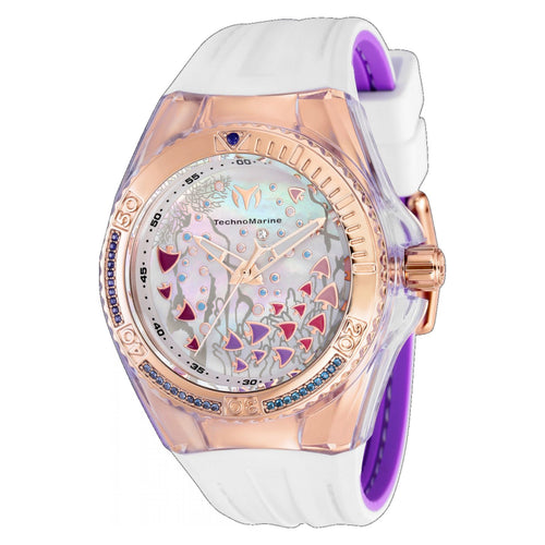 RELOJ DEPORTIVO PARA MUJER TECHNOMARINE CRUISE TM 119021 - PÚRPURA, BLANCO