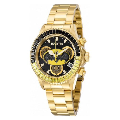 RELOJ  PARA MUJER Aviatorinvictaco DC COMICS INV41275 - DORADO